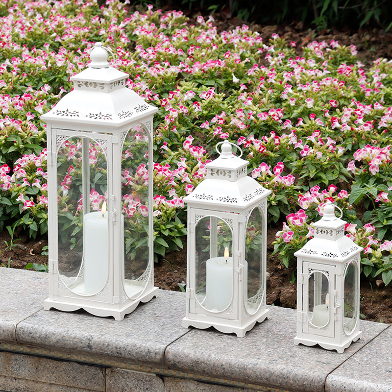 ファッションシーンで話題のこれから流行るブランド12選 Ophelia 10/14/19.5''H Lanterns Candle Vintage 3PCS Co. & ライト・ランタン